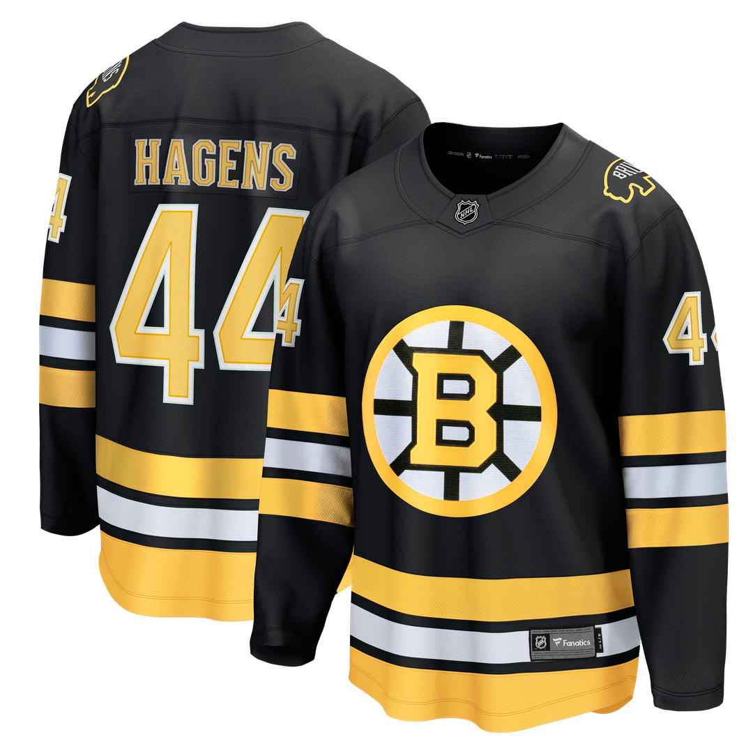 James Hagens Boston Bruins Fanatics Breakaway Jersey - Black