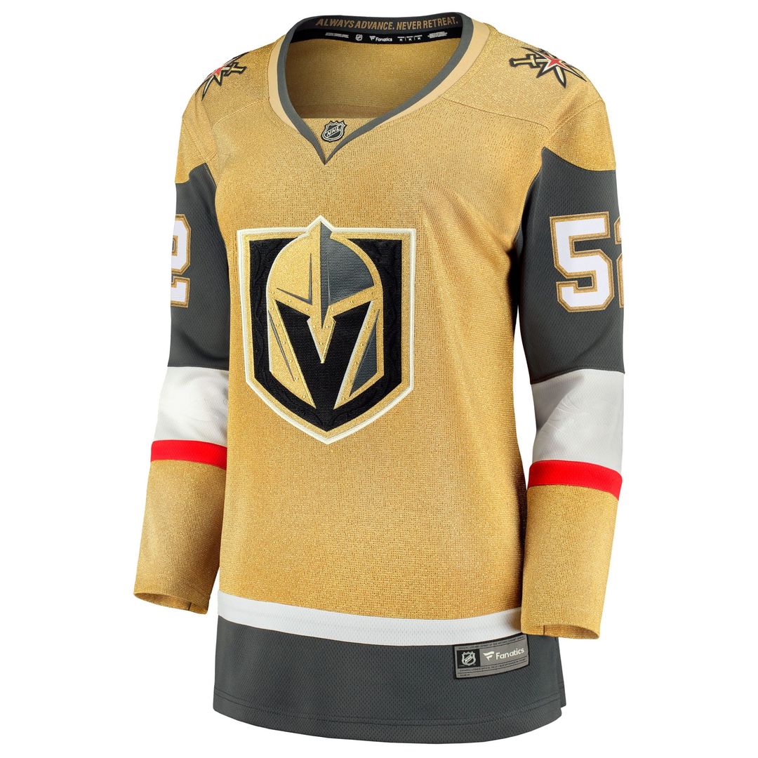 Dylan Coghlan Vegas Golden Knights Fanatics Women's Home Breakaway Jersey - Gold