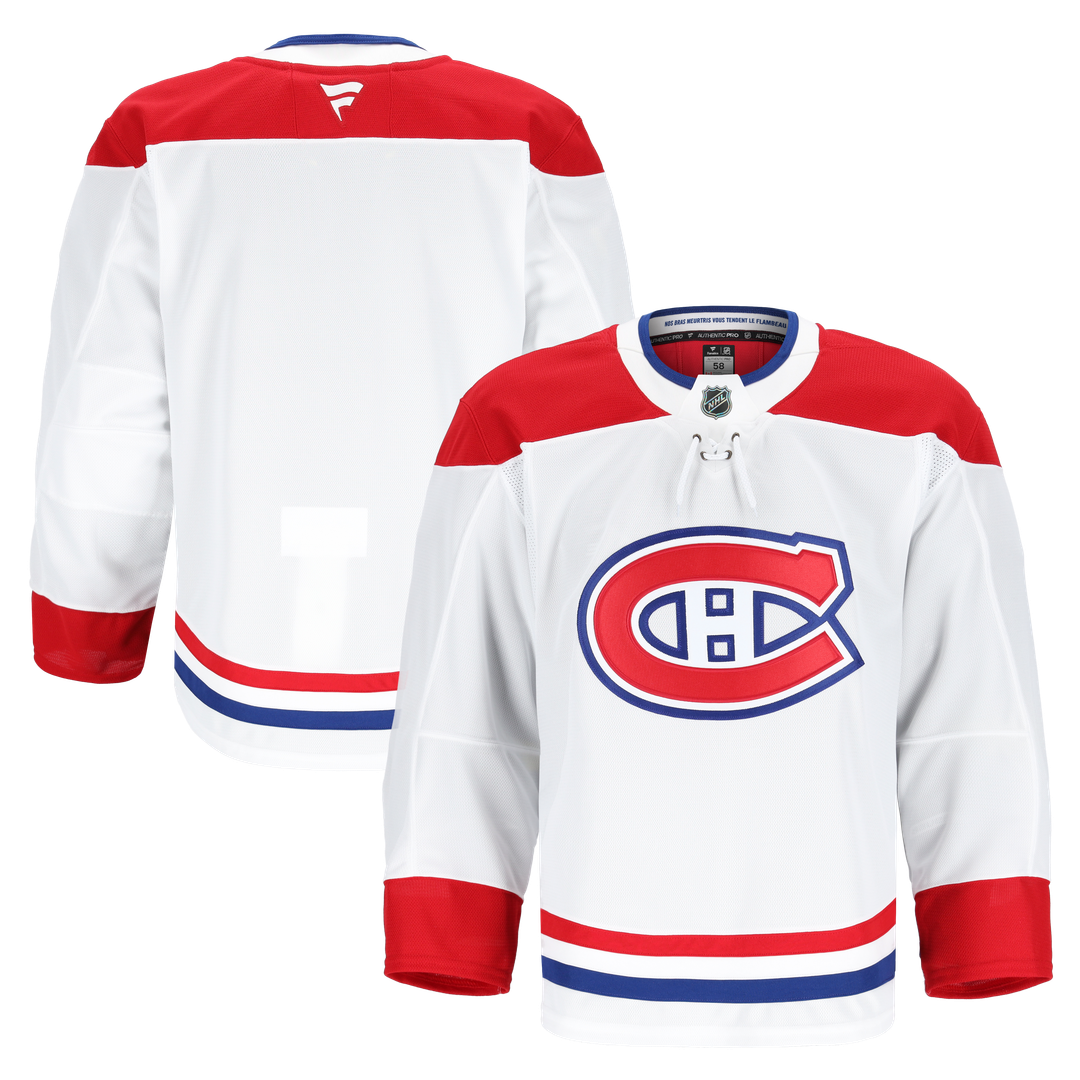 Montreal Canadiens Fanatics Away Authentic Pro Jersey - White
