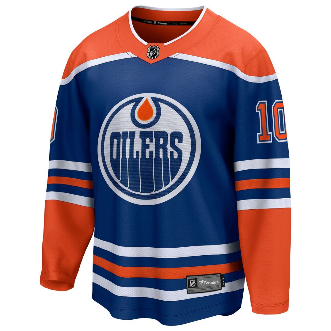 Trent Frederic Edmonton Oilers Fanatics Home Breakaway Jersey - Royal
