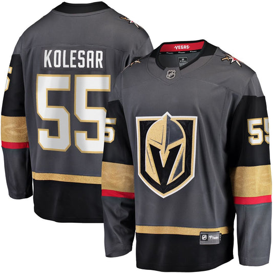Keegan Kolesar Vegas Golden Knights Fanatics Alternate Breakaway Player Jersey - Gray