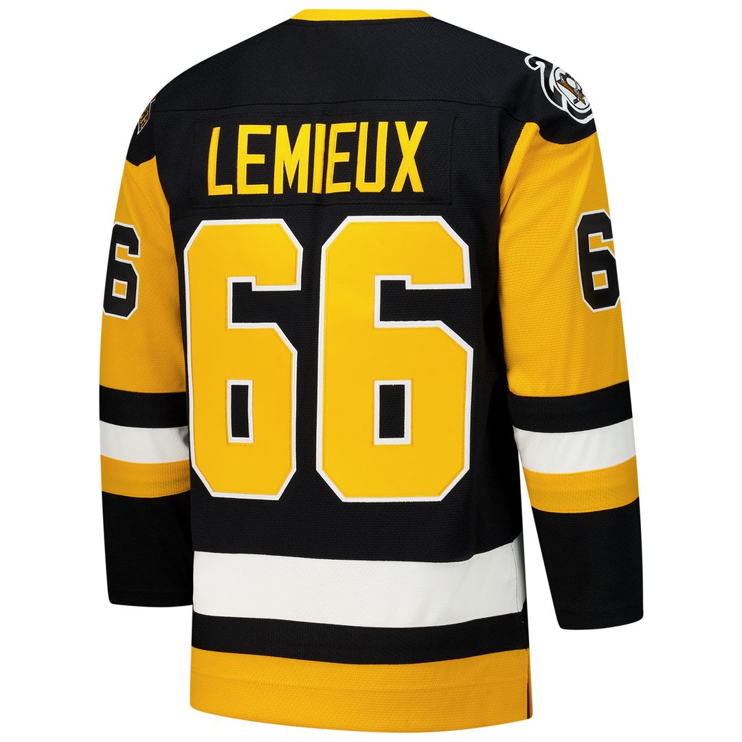 Mario Lemieux Pittsburgh Penguins 1991-92 Power Play Jersey - Black