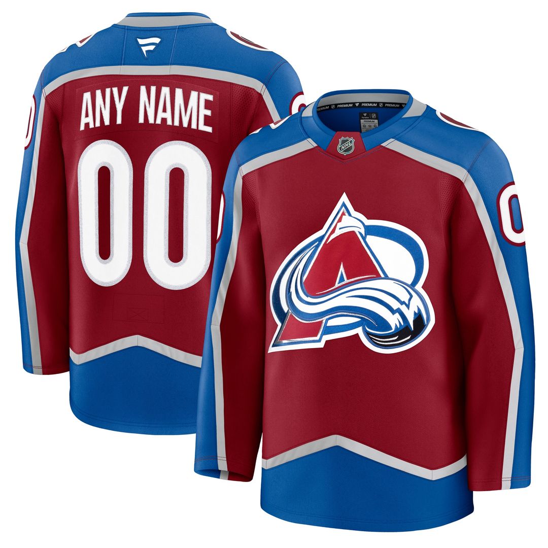 Colorado Avalanche Fanatics Alternate Heritage Premium Custom Jersey - Blue