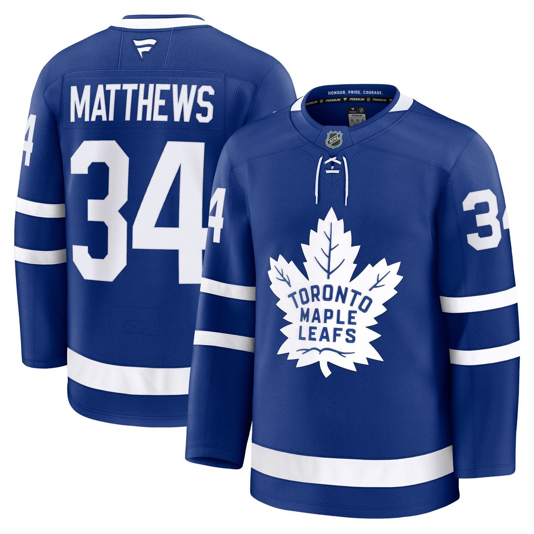Auston Matthews Toronto Maple Leafs Fanatics Home Premium Jersey - Blue