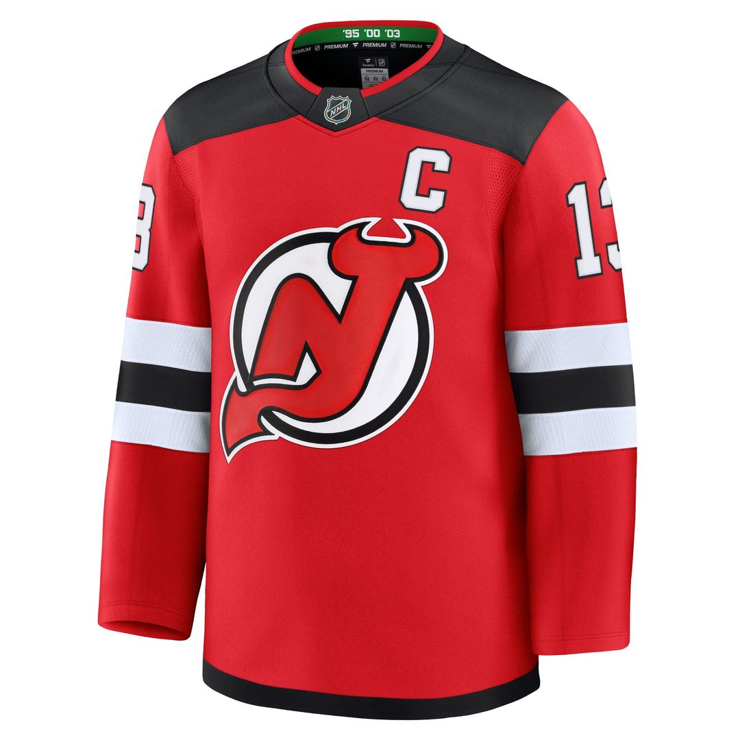 Nico Hischier New Jersey Devils Fanatics Alternate Premium Jersey - Black