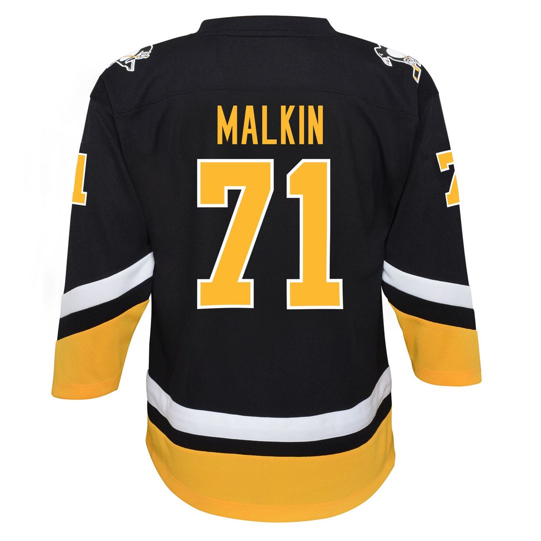 Evgeni Malkin Pittsburgh Penguins Youth 2021/22 Alternate Player Replica Jersey - Black