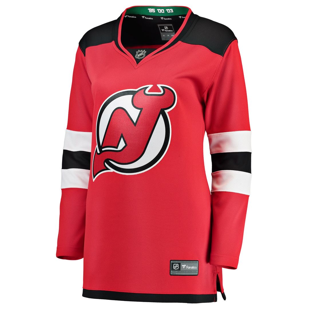 New Jersey Devils Fanatics Women's Away Breakaway Jersey - White