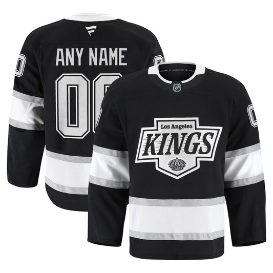 Los Angeles Kings Fanatics Home Authentic Pro Custom Jersey - Black