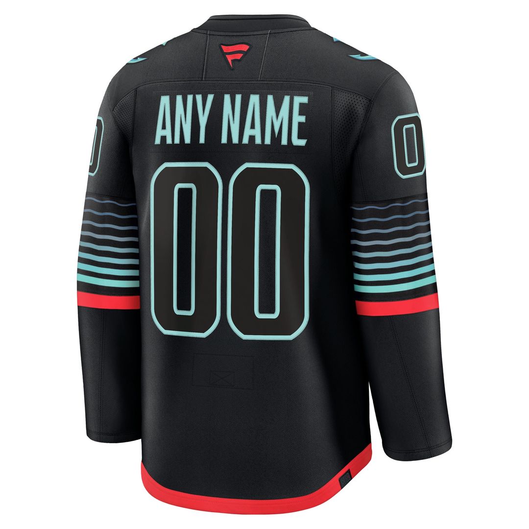 Seattle Kraken Fanatics Away Premium Custom Jersey - White