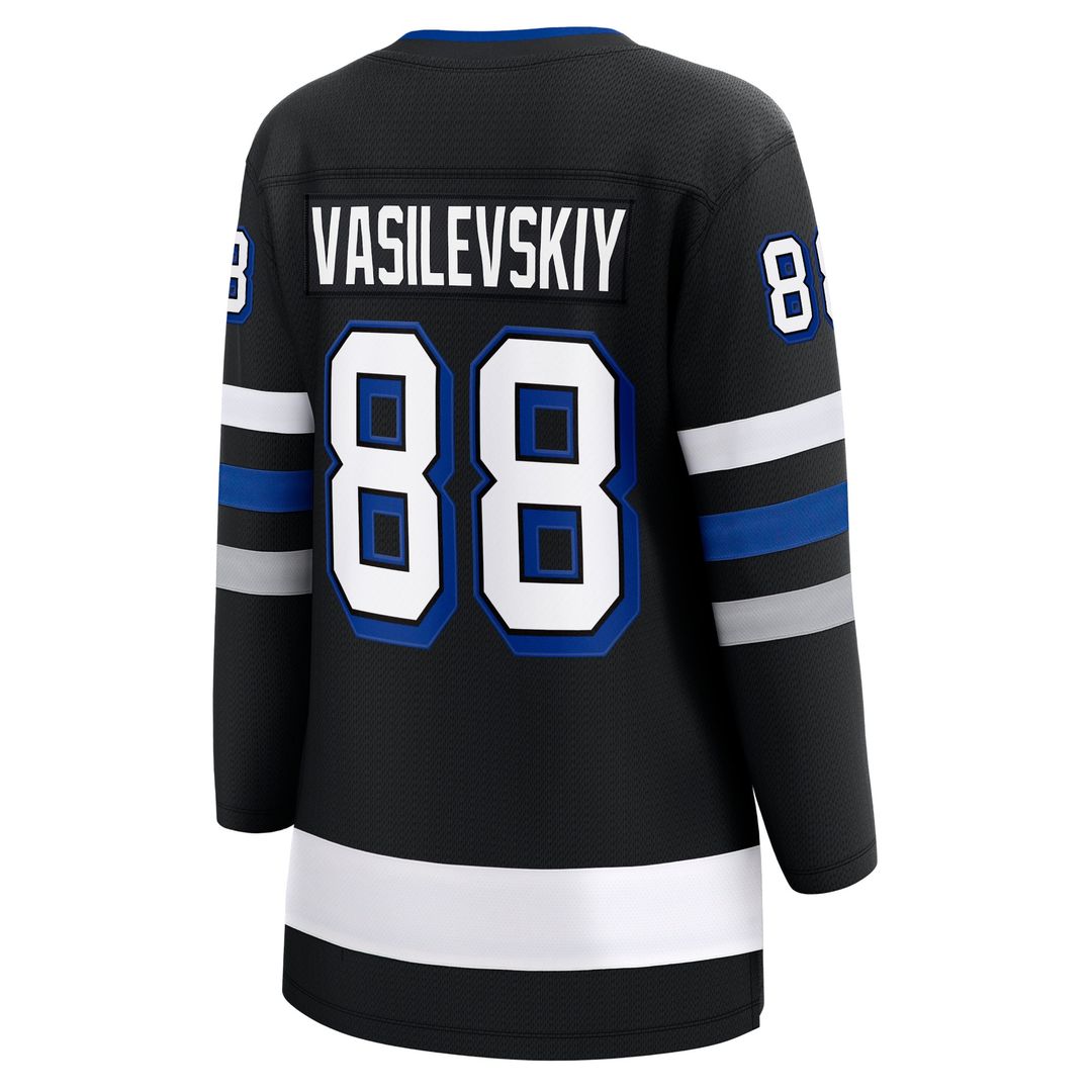 Andrei Vasilevskiy Tampa Bay Lightning Fanatics Women's Breakaway Jersey - Black