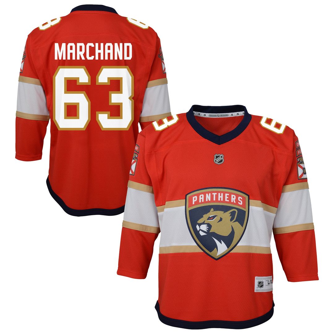 Brad Marchand Florida Panthers Outerstuff Youth Home Replica Jersey - Red