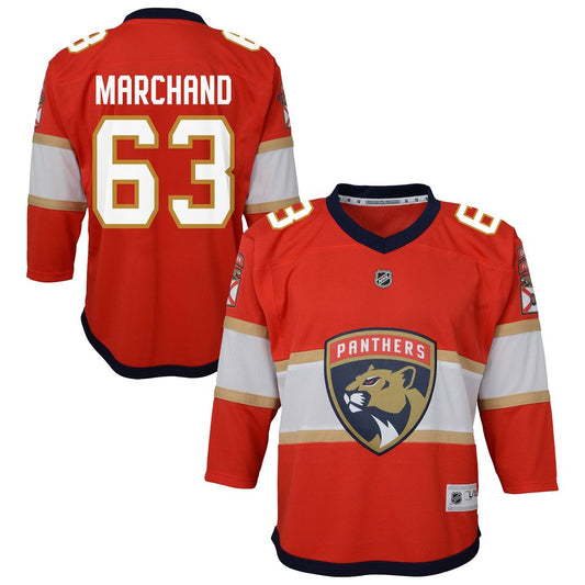 Brad Marchand Florida Panthers Outerstuff Youth Home Replica Jersey - Red
