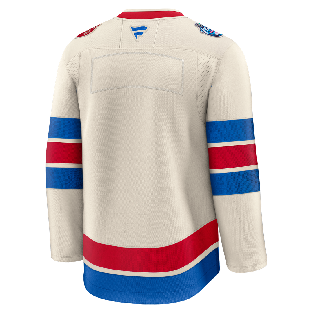 New York Rangers Fanatics 2026 NHL Winter Classic Premium Jersey - Beige
