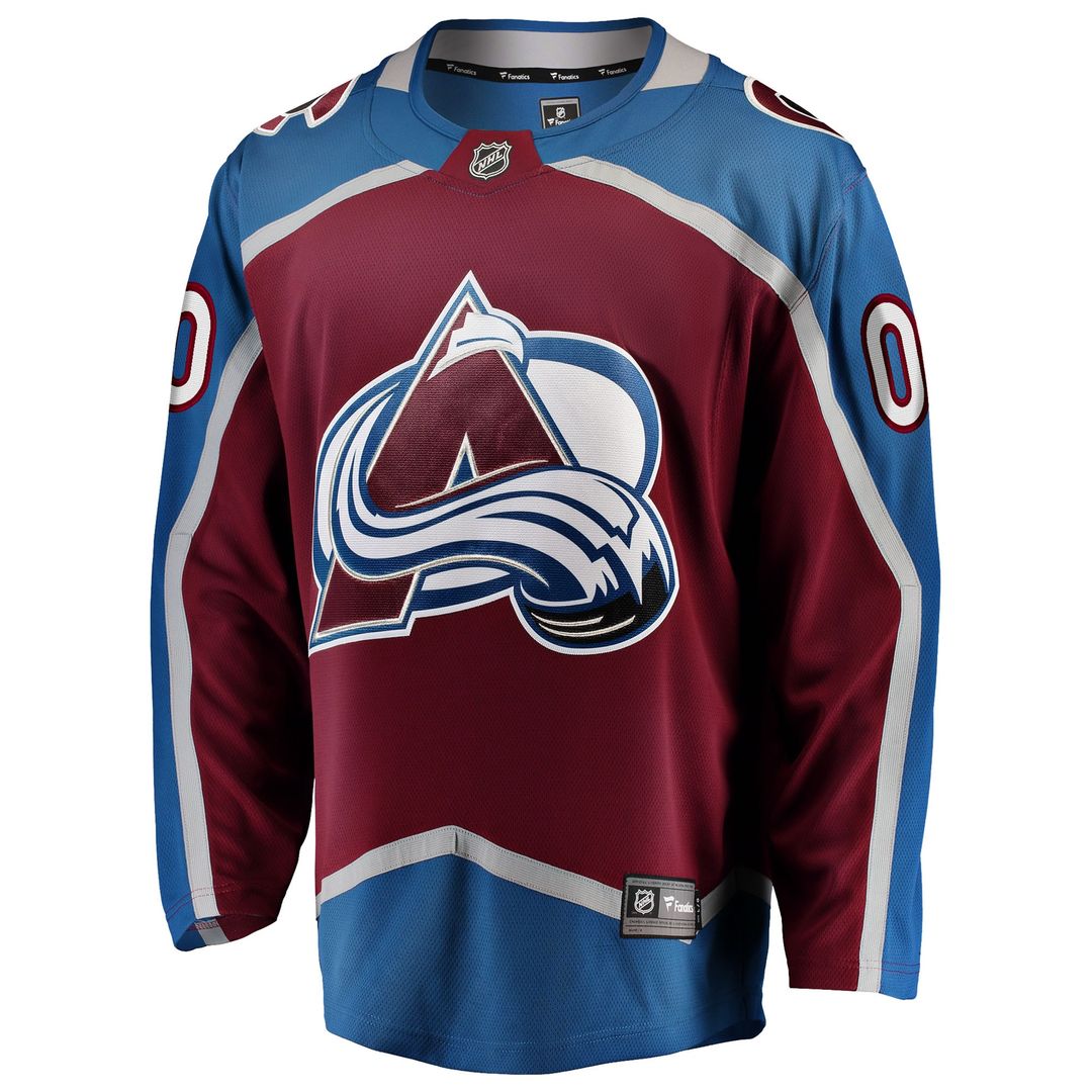 Colorado Avalanche Fanatics Home Breakaway Custom Jersey - Maroon