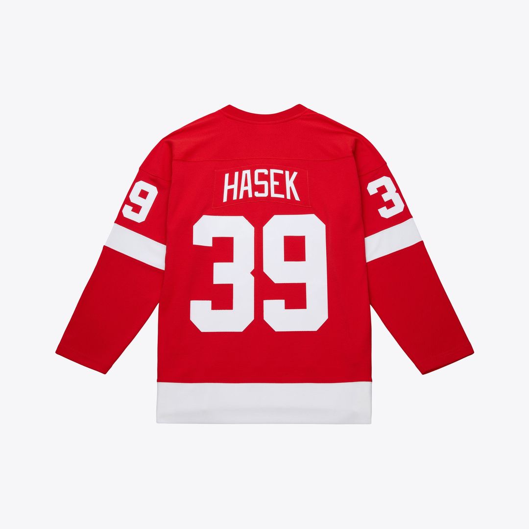 Dominik Hasek Detroit Red Wings Mitchell & Ness 2007-08 Power Play Jersey - Red