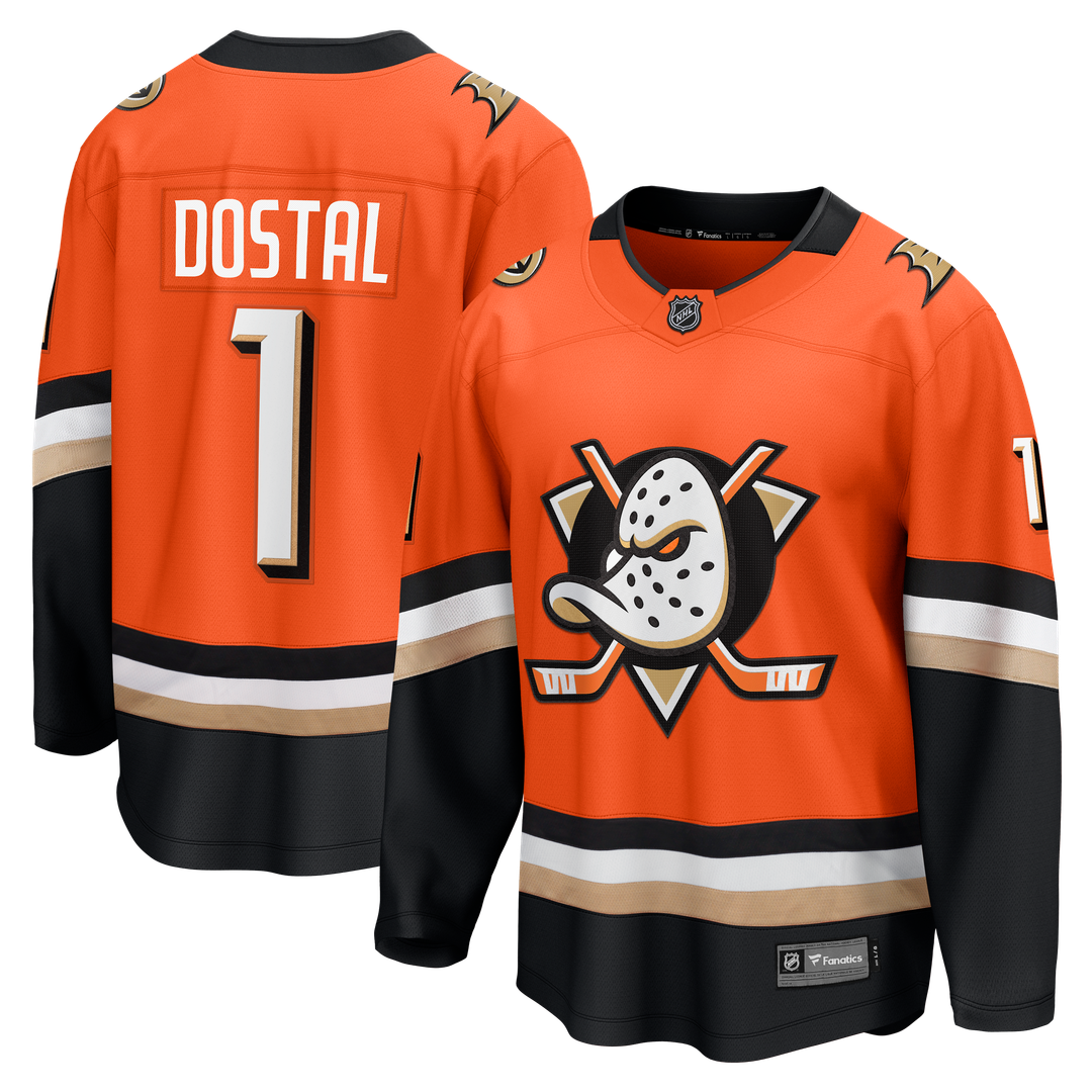 Lukas Dostal Anaheim Ducks Fanatics Home Breakaway Jersey - Orange