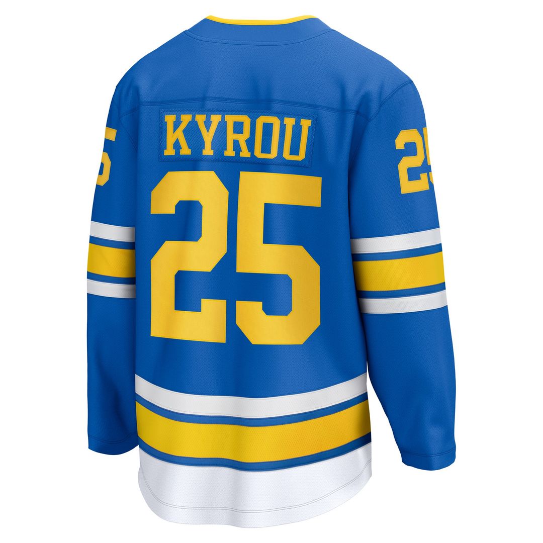 Jordan Kyrou St. Louis Blues Fanatics Home Breakaway Player Jersey - Blue
