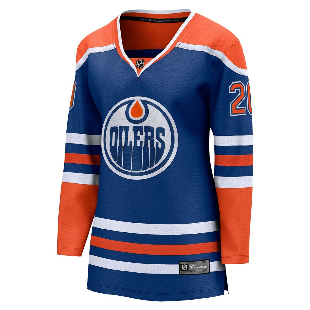 Curtis Lazar Edmonton Oilers Fanatics Women's Home Breakaway Jersey - Royal