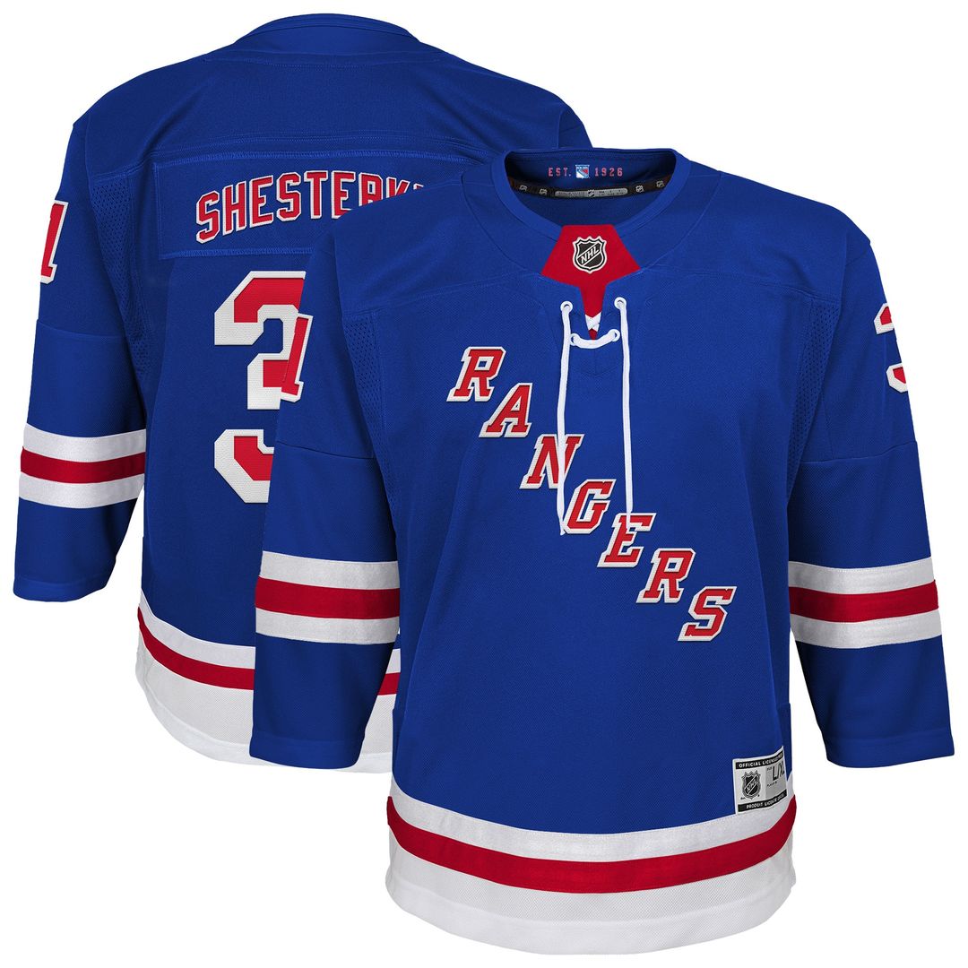 Igor Shesterkin New York Rangers Youth Alternate Premier Player Jersey - Navy