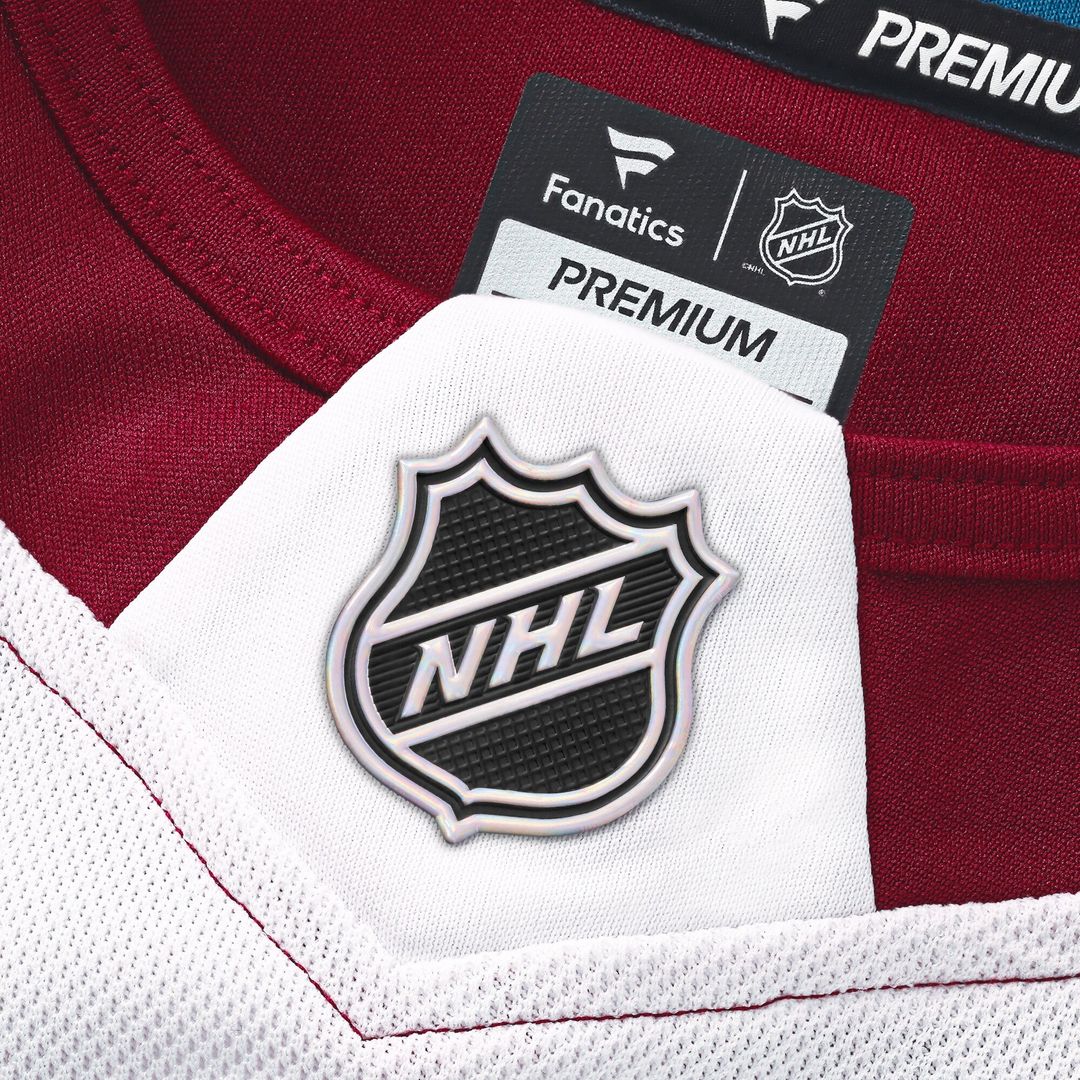 Nathan MacKinnon Colorado Avalanche Fanatics Away Premium Jersey - White