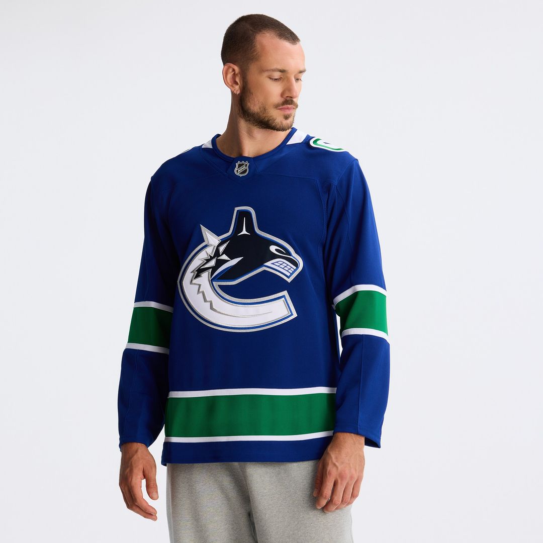Vancouver Canucks Fanatics Home Premium Jersey - Blue
