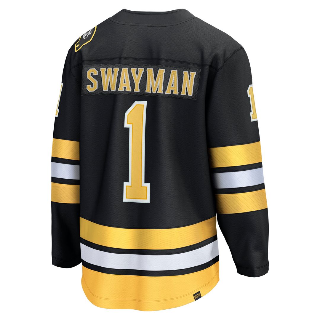 Jeremy Swayman Boston Bruins Fanatics Home Breakaway Player Jersey - Black