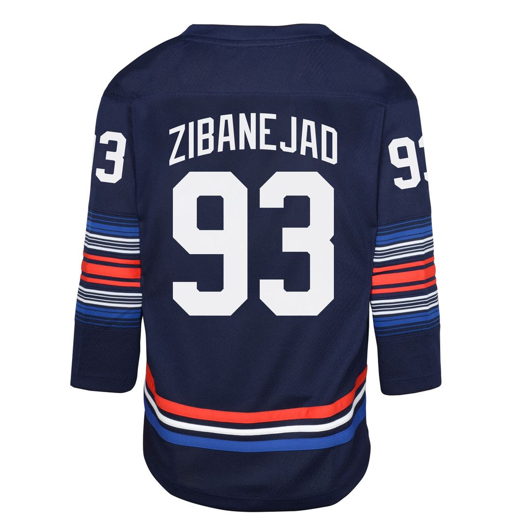 Mika Zibanejad New York Rangers Youth Alternate Player Replica Jersey - Navy