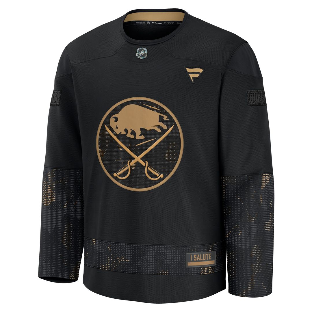 Buffalo Sabres Fanatics 2024 Military Appreciation Practice Jersey - Black
