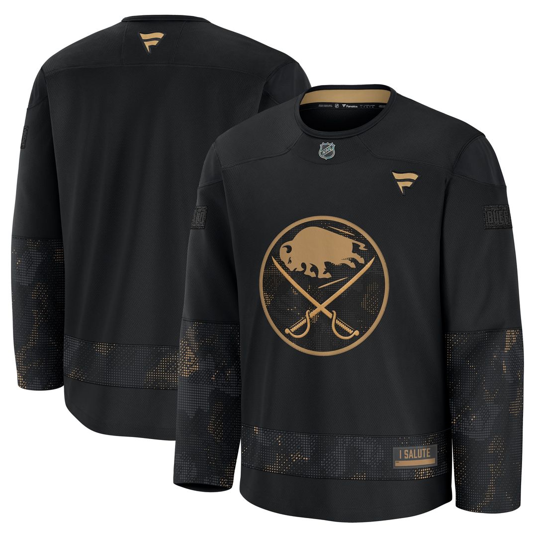 Buffalo Sabres Fanatics 2024 Military Appreciation Practice Jersey - Black