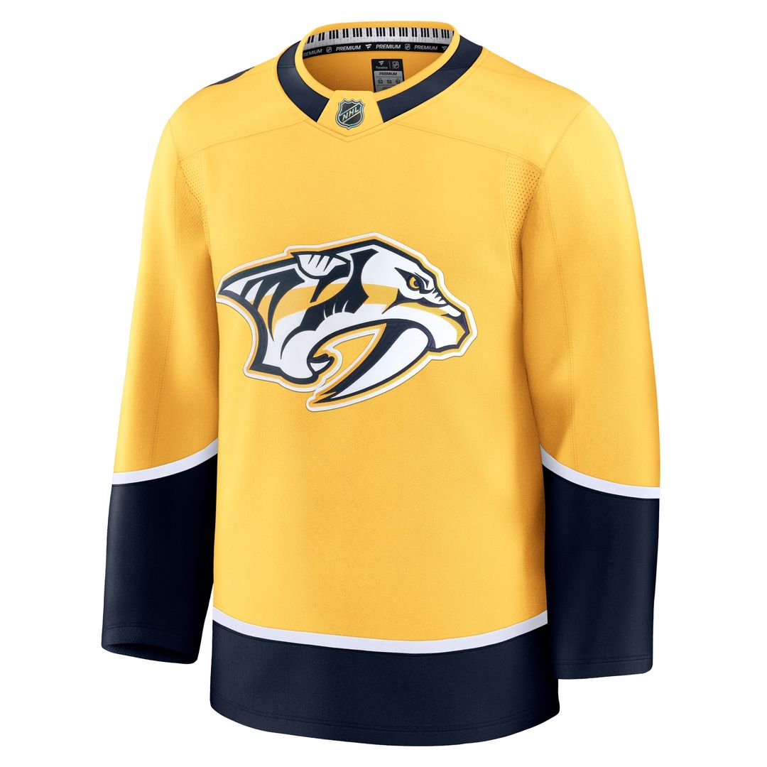 Nashville Predators Fanatics Home Premium Jersey - Yellow