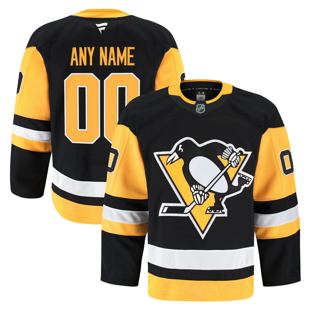Pittsburgh Penguins Fanatics Alternate Authentic Pro Custom Jersey - Gold