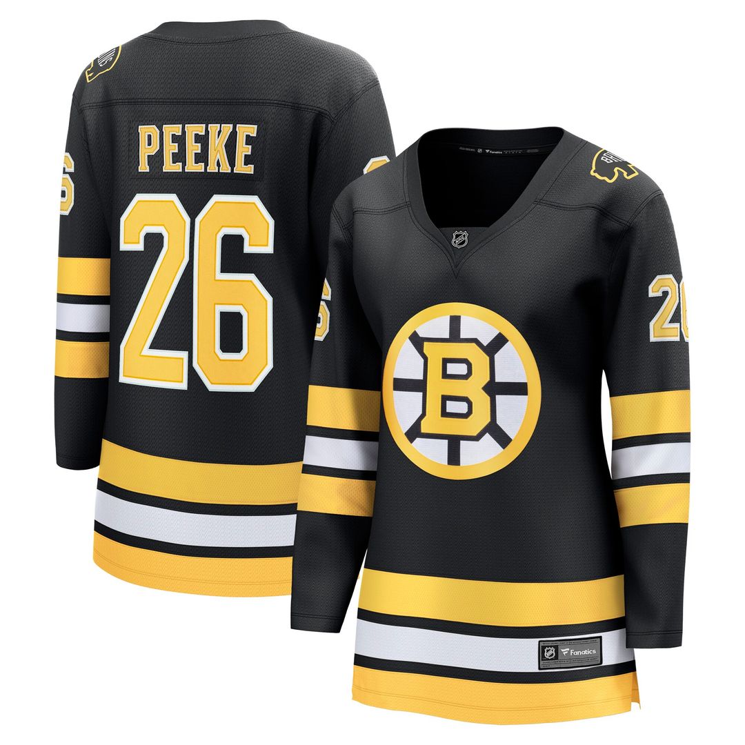 Andrew Peeke Boston Bruins Fanatics Women's Home Breakaway Player Jersey - Black
