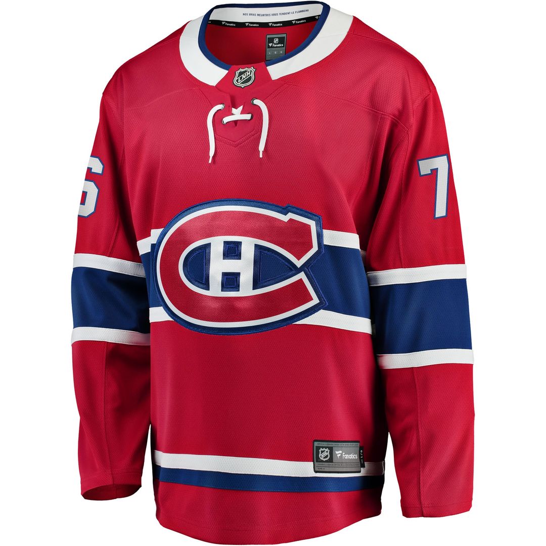 Zack Bolduc Montreal Canadiens Fanatics Home Breakaway Jersey - Red