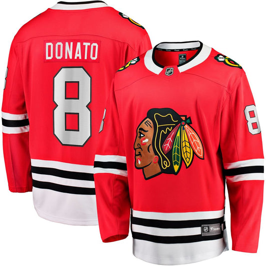 Ryan Donato Chicago Blackhawks Fanatics Home Breakaway Jersey - Red