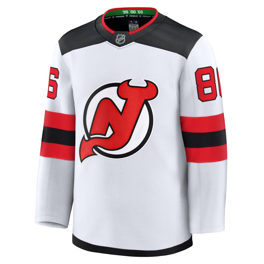 Jack Hughes New Jersey Devils Fanatics Home Premium Jersey - Red