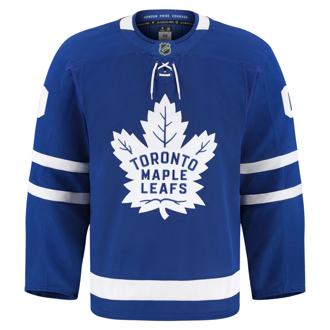 Toronto Maple Leafs Fanatics Home Authentic Pro Custom Jersey - Blue