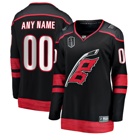 Carolina Hurricanes Fanatics Women's 2026 Stanley Cup Final Home Breakaway Custom Jersey - Black