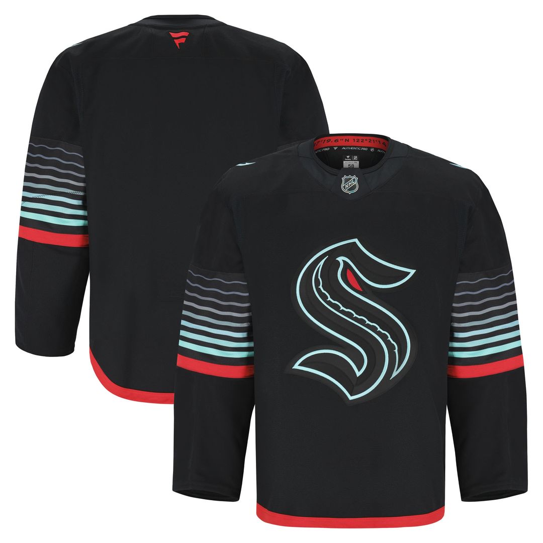 Seattle Kraken Fanatics Alternate Authentic Pro Jersey - Black