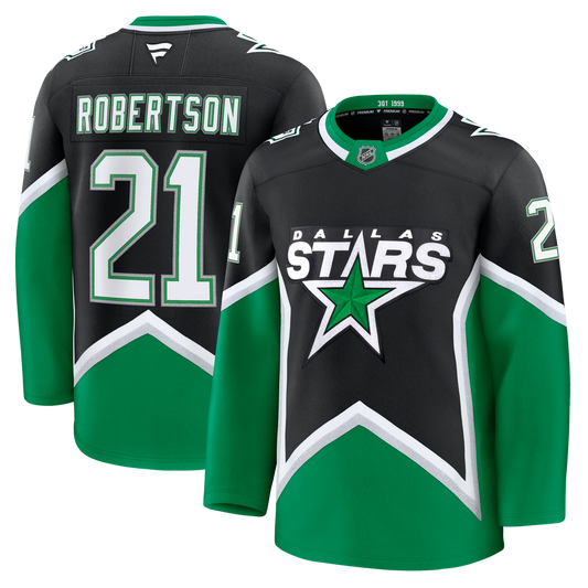 Jason Robertson Dallas Stars Fanatics Alternate Premium Jersey - Black