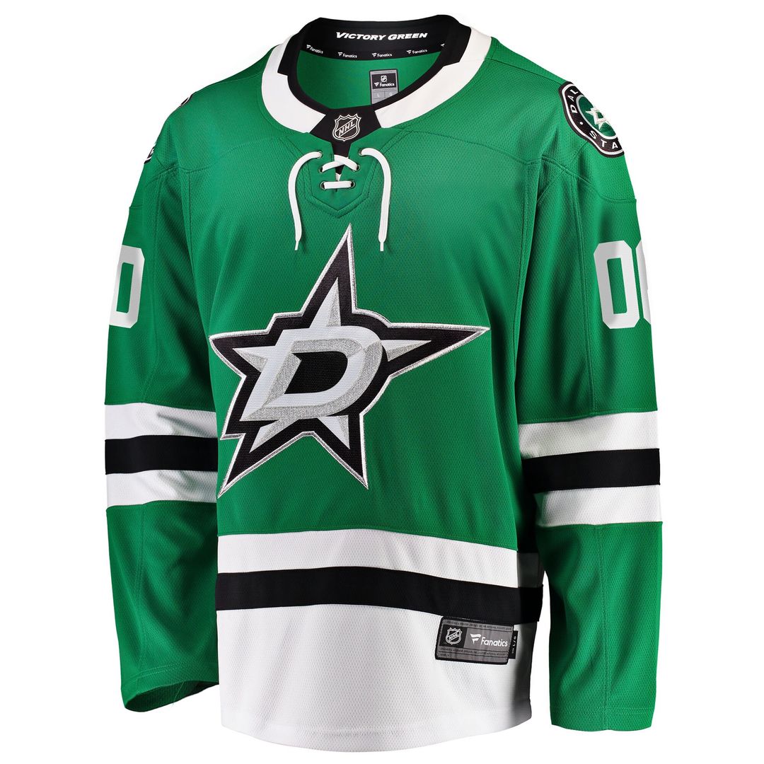 Dallas Stars Fanatics Home Breakaway Custom Jersey - Green