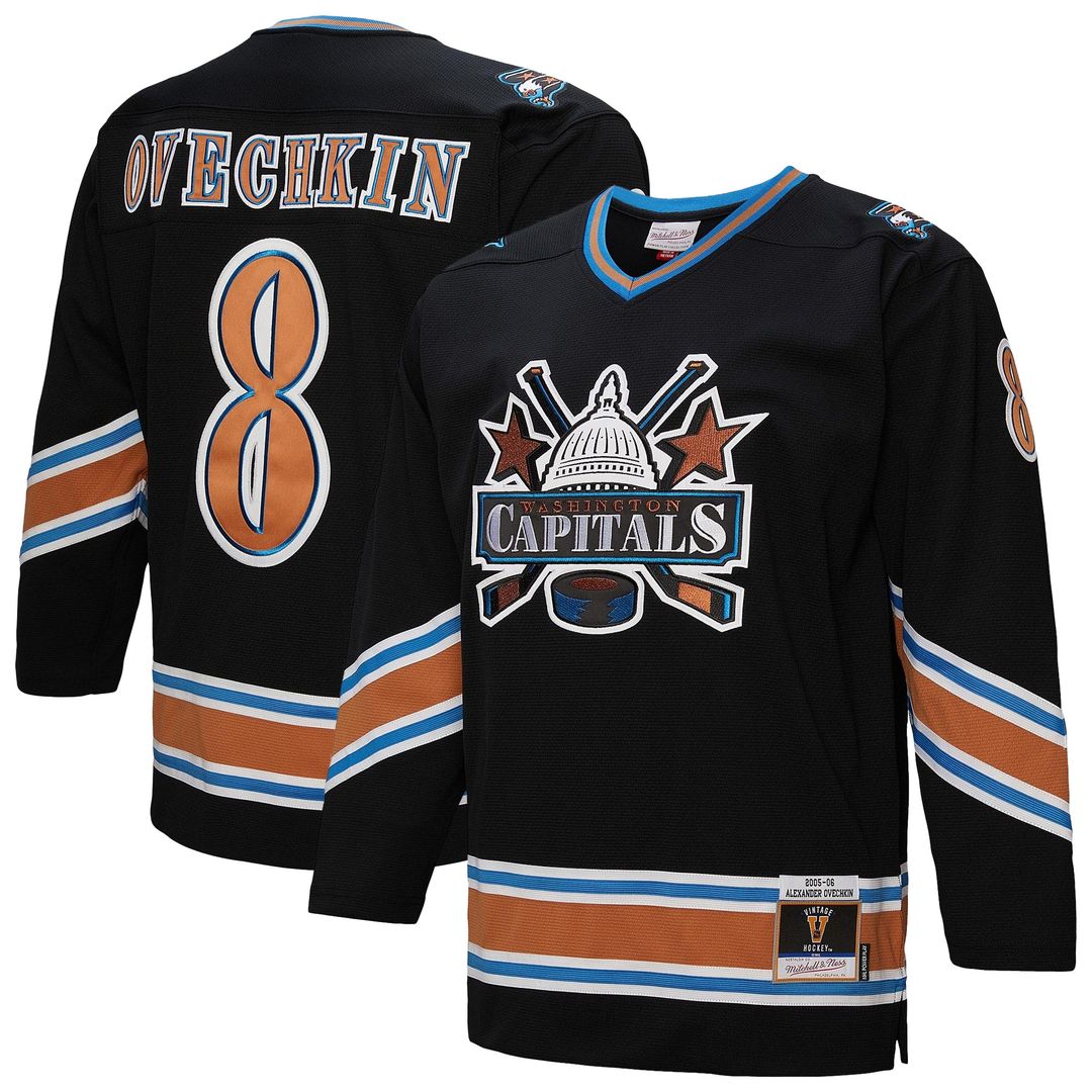 Alexander Ovechkin Washington Capitals Mitchell & Ness 2005/06 Power Play Jersey - Black