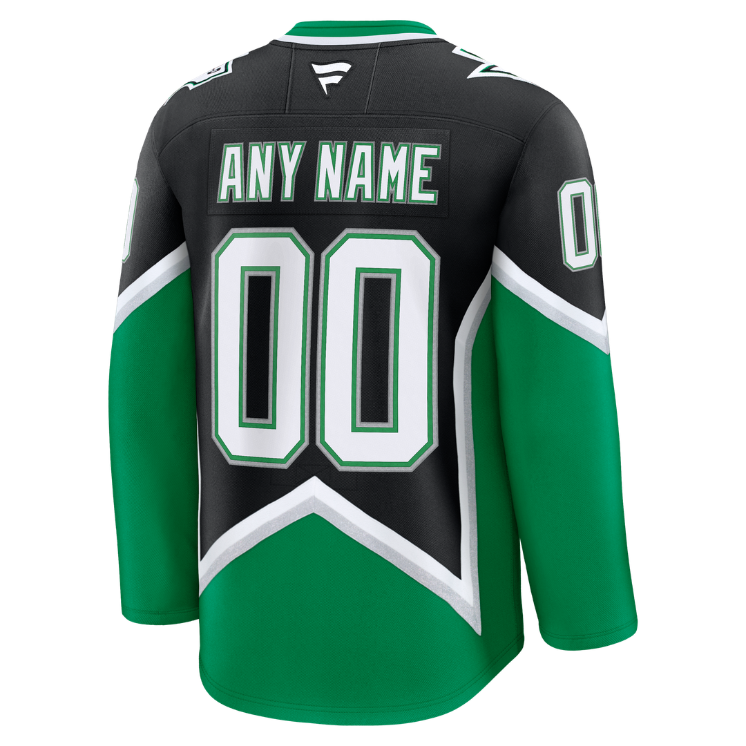 Dallas Stars Fanatics Alternate Premium Custom Jersey - Black