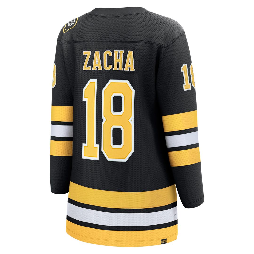 Pavel Zacha Boston Bruins Fanatics Women's Home Breakaway Player Jersey - Black