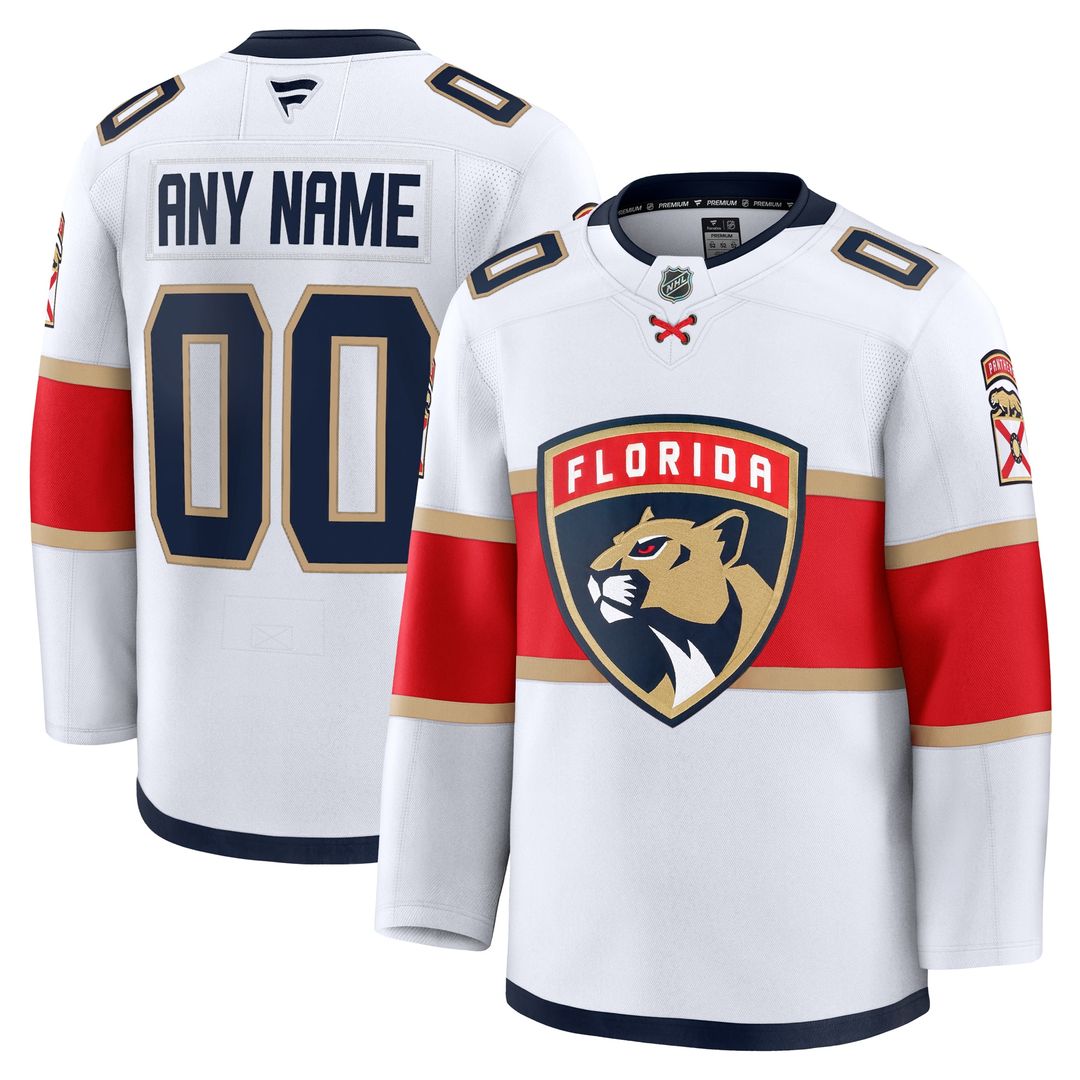 Florida Panthers Fanatics Home Premium Custom Jersey - Red