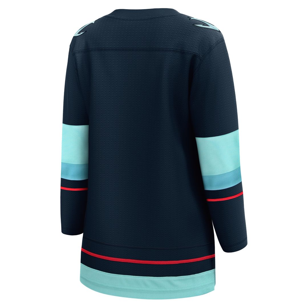Seattle Kraken Fanatics Women's Home Breakaway Jersey - Navy