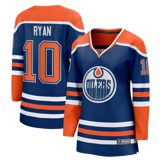 Derek Ryan Edmonton Oilers Fanatics Women's Home Breakaway Player Jersey - Royal