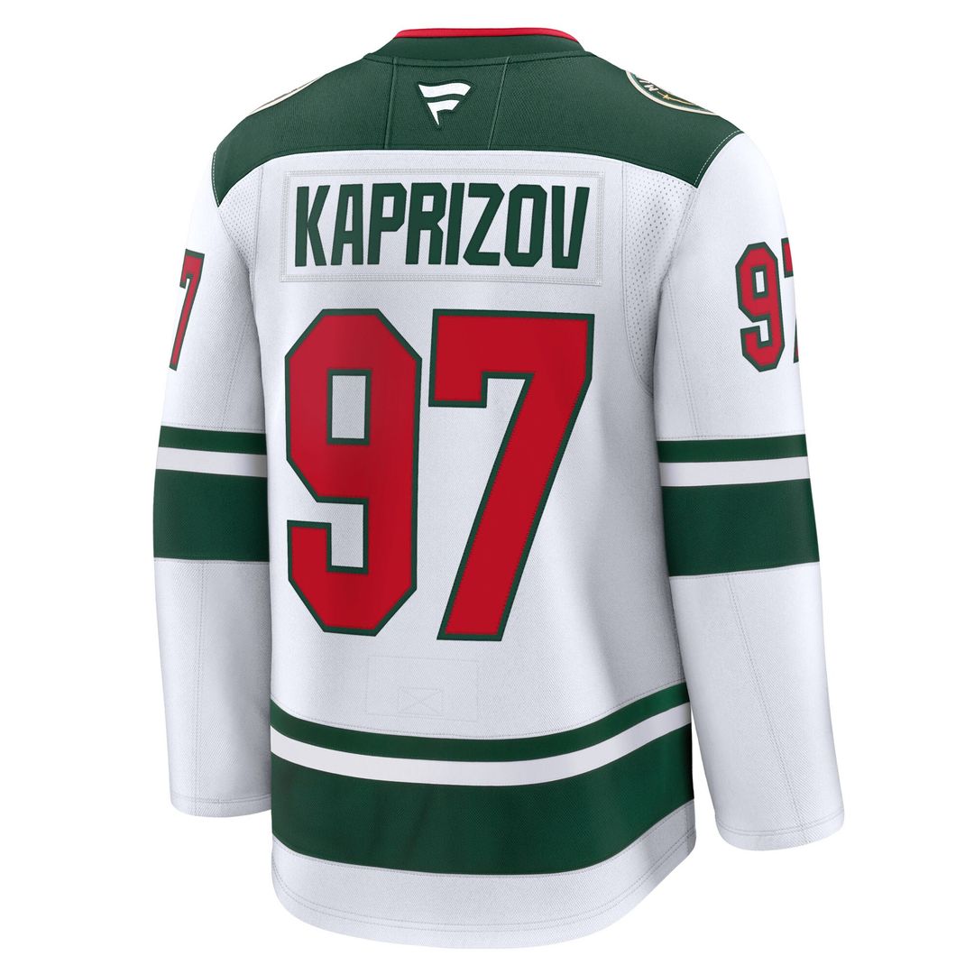 Kirill Kaprizov Minnesota Wild Fanatics Away Premium Jersey - White