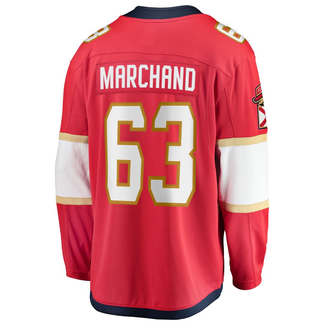 Brad Marchand Florida Panthers Fanatics Home Breakaway Jersey - Red