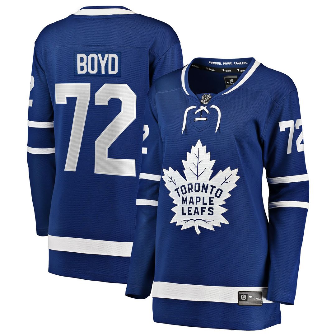 Travis Boyd Toronto Maple Leafs Fanatics Women's Home Breakaway Jersey - Blue