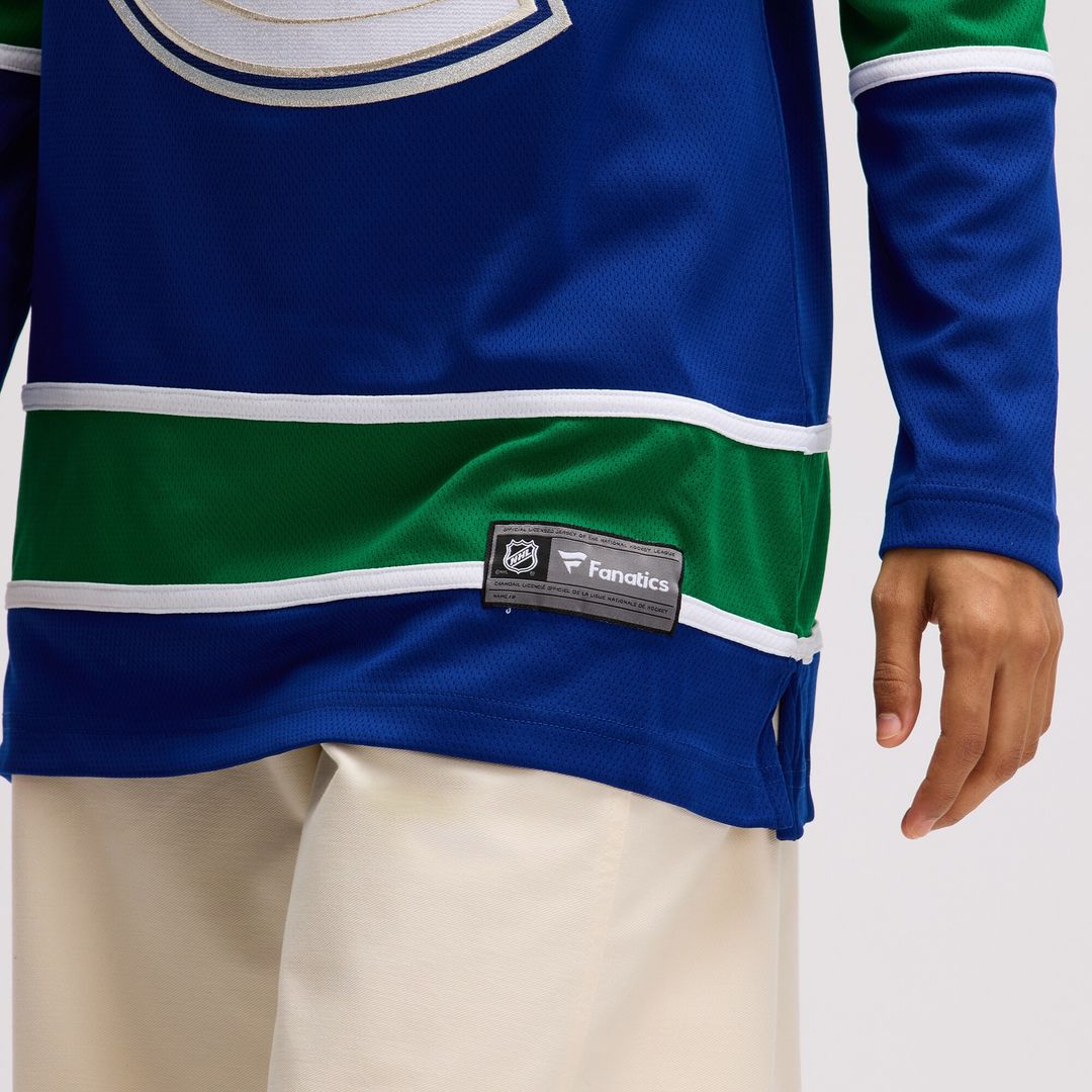 Vancouver Canucks Fanatics Women's Premier Breakaway Jersey - Blue